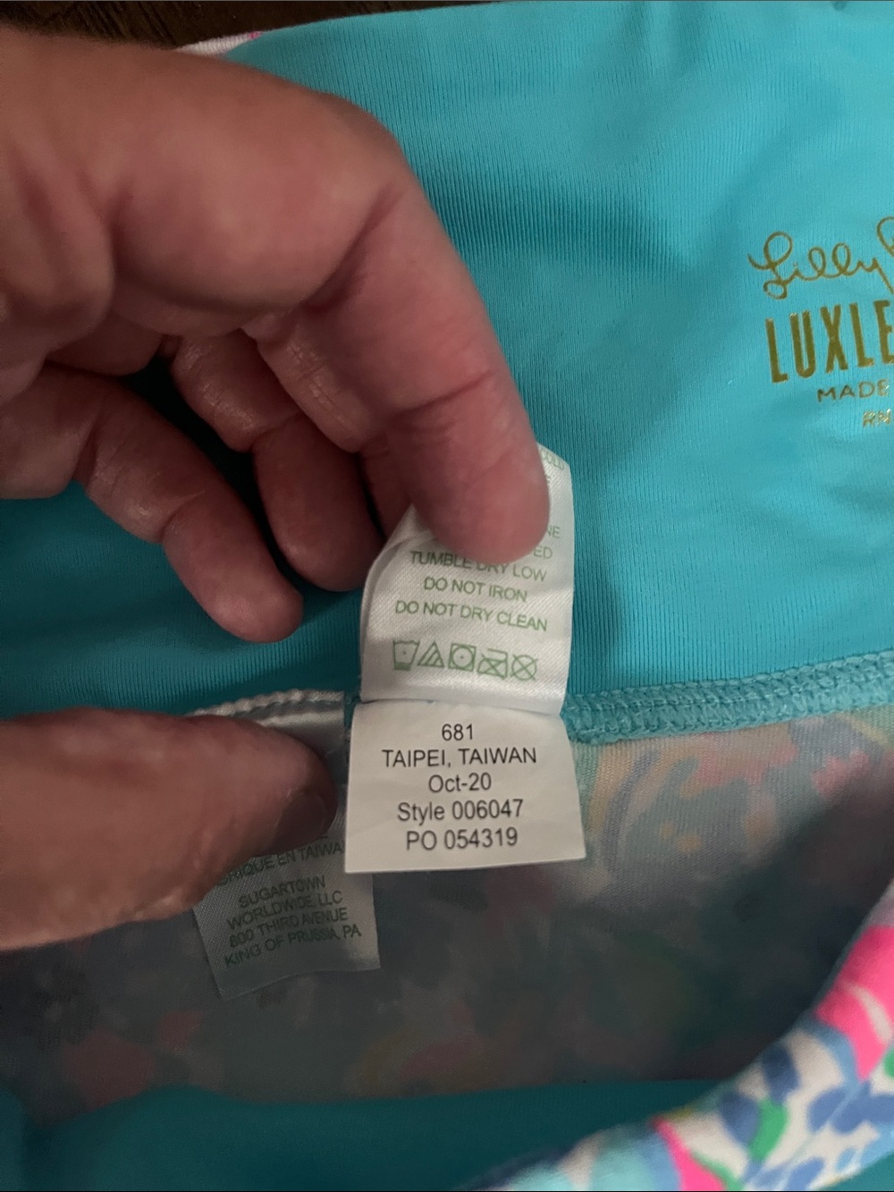 EUC Lilly Pulitzer Ankle length Leggings - Bright Multicolor - Picture 6 of 6
